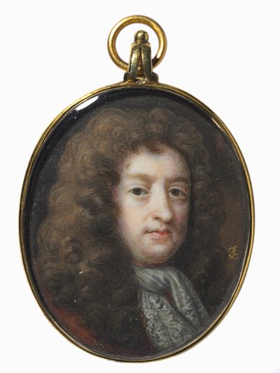 Porträtt av Samuel Butler, ca. 1715-20. av Bernard Lens