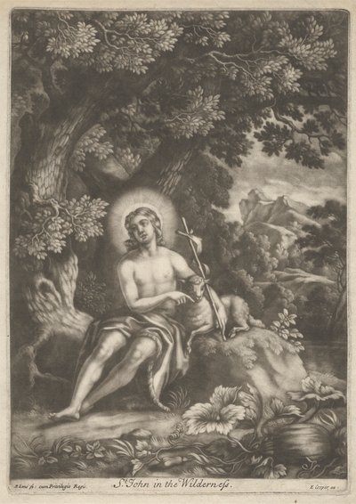 Johannes i vildmarken av Bernard Lens