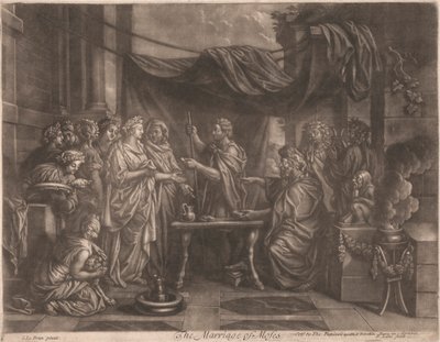 Moses bröllop av Bernard Lens