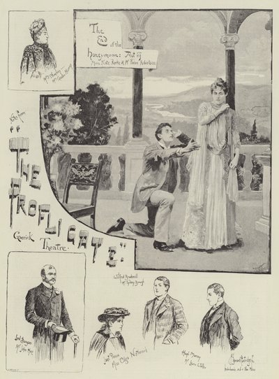 The Profligate, på Garrick Theatre av Bernard Partridge