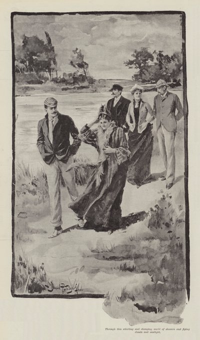 The Strange Adventures of a House-Boat, av William Black av Bernard Partridge