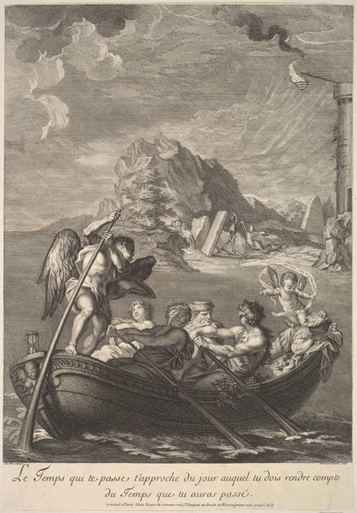 Allegori över tiden, 1690-1733. av Bernard Picart