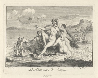 Geboorte van Venus Venus födelse (titel på objekt) av Bernard Picart