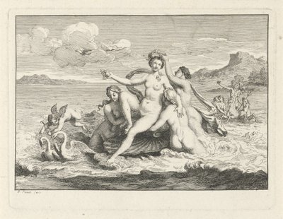 Venus födelse av Bernard Picart