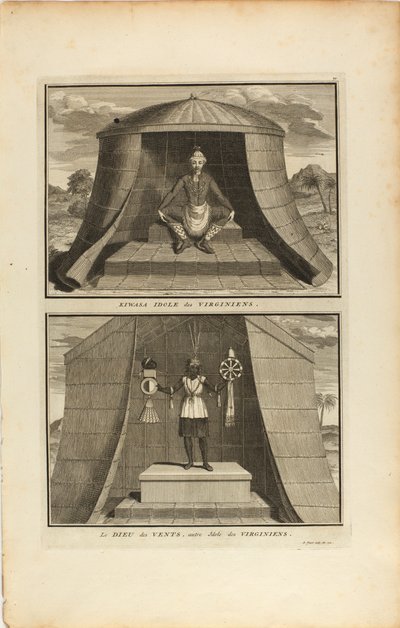 Kuvasa Idole Des Virginiens/Le Dieu Des Vents, Autre Jdote Des Virginiens av Bernard Picart