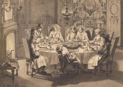 Måltid under den judiska påsken hos portugisiska judar av Bernard Picart