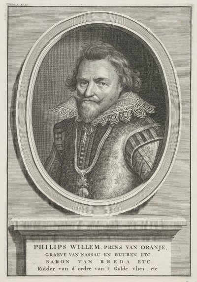 Porträtt av Philip William, Prince of Orange av Bernard Picart