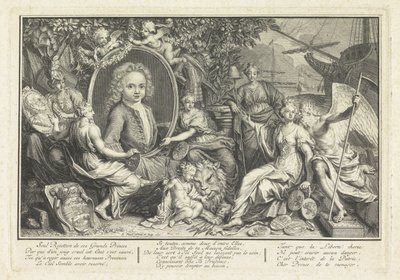 Porträtt av Vilhelm IV, Prins av Orange-Nassau av Bernard Picart