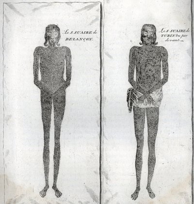 Representation av dölje av Besancon och dölje av Turin Gravyr från "Illustration av religiösa ceremonier och seder för alla världens folk" av Bernard Picart (1723-1743) 1819 Privat samling av Bernard Picart