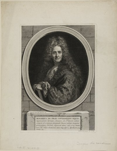 Roger de Piles av Bernard Picart