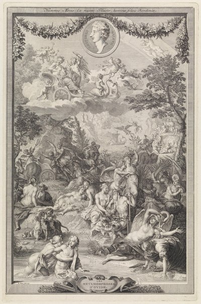 Titelblad till Ovidius Metamorfoser av Bernard Picart