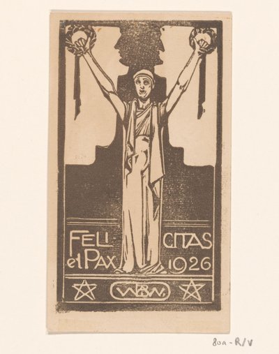 Happiness and Peace 1926 (originaltitel på objektet) av Bernard Willem Wierink