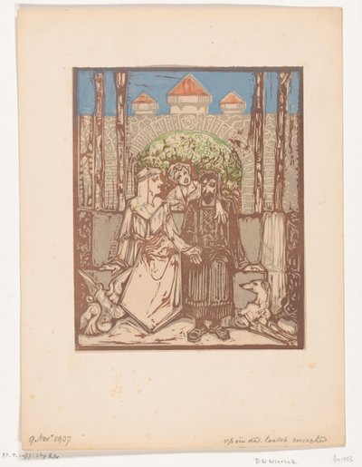 Sittande par av Bernard Willem Wierink