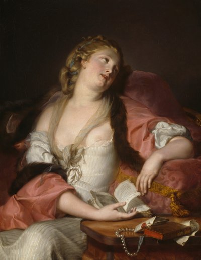 Lady Reading the Letters of Heloise and Abelard, ca. 1780. av Bernard d