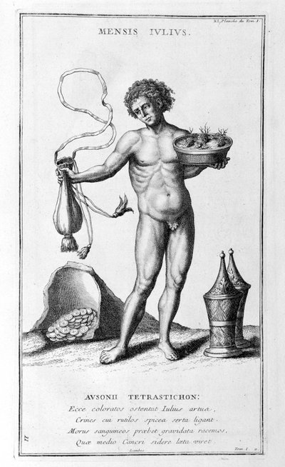 En representation av juli 1757. av Bernard de Montfaucon