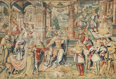 Series of History of David, c.1525 (silke och ull) av Bernard van Orley