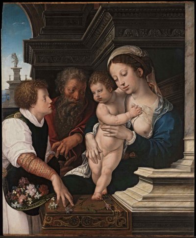 Den heliga familjen, ca 1521. av Bernard van Orley