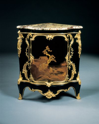En av ett par Ludvig XV encoignure, c.1750 av Bernard van Risenburgh II