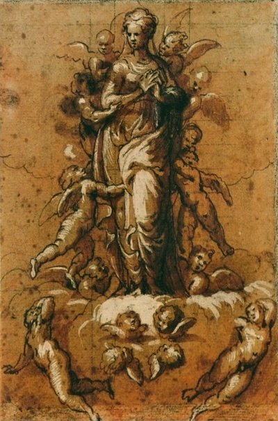 Den obefläckade avlelsen av Bernardino Campi