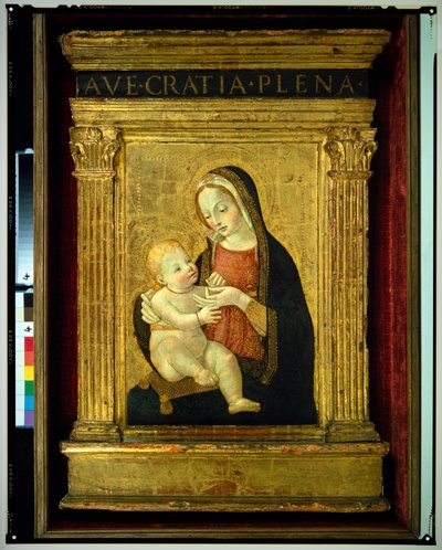 Madonna med barn (målning) av Bernardino Fungai
