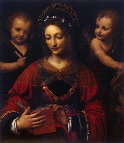 Italienska: Santa Caterina St Catherine av Bernardino Luini