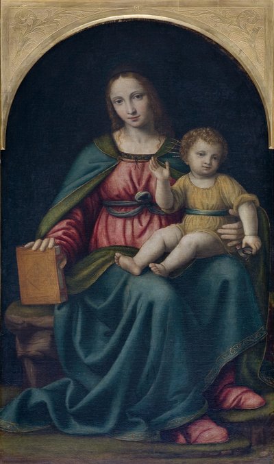 Madonna och barn av Bernardino Luini