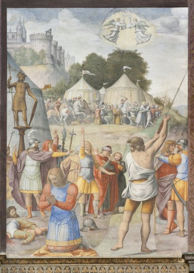 Saint Maurices martyrskap av Bernardino Luini