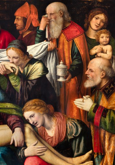 Milano, San Giorgio al Palazzo-kyrkan, Bernardino Luini, avsättning av Bernardino Luini