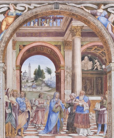 Presentation i templet, 1525 av Bernardino Luini