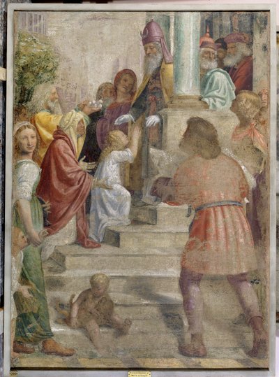 Presentation av Maria i templet av Bernardino Luini