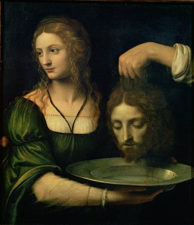 Salome med Johannes Döparens huvud av Bernardino Luini