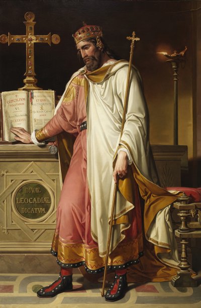 Chintila, visigotisk kung, 1855 av Bernardino Montañés Pérez