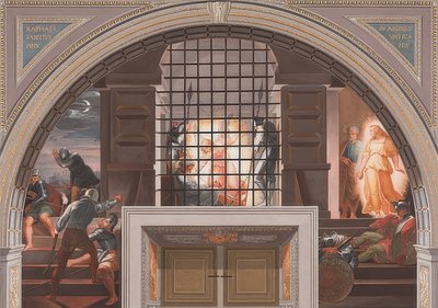 Peters befrielse av Bernardino Nocchi