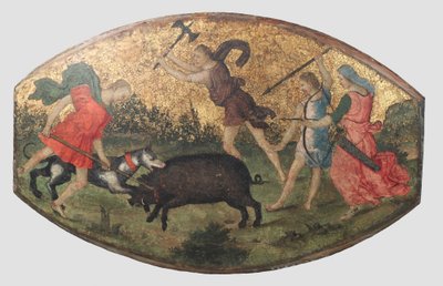 Jakt på Calydonian Boar, ca. 1509. av Bernardino Pinturicchio