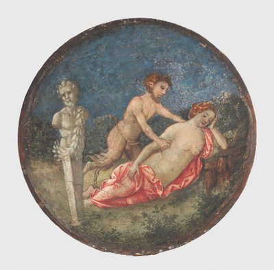 Jupiter och Antiope, ca. 1509. av Bernardino Pinturicchio