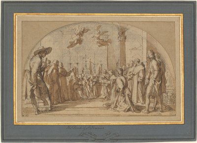 Den välsignade Buonagiunta Manettis död av Bernardino Poccetti