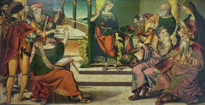 Kristus bland läkarna av Bernardino di Mariotto