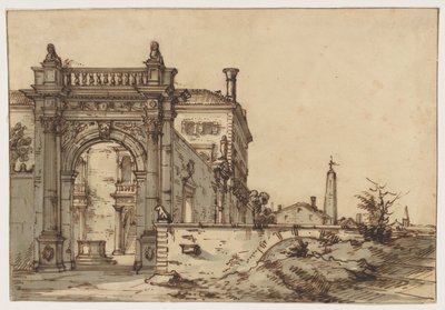 En venetiansk villa av Bernardo Bellotto
