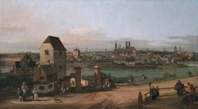 München från Haidhausen av Bernardo Bellotto