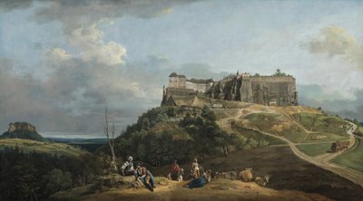 Fästningen Königstein av Bernardo Bellotto