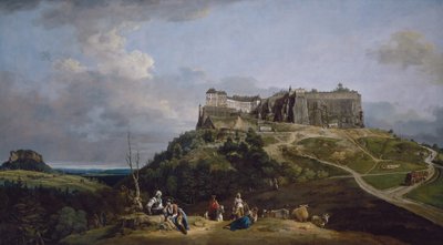 Fästningen Königstein av Bernardo Bellotto