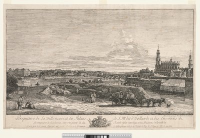 Utsikt över Dresden, 1748. av Bernardo Bellotto