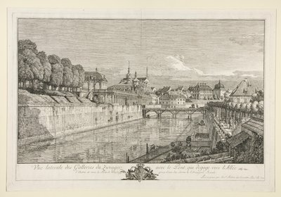 Utsikt över Zwinger, Dresden av Bernardo Bellotto