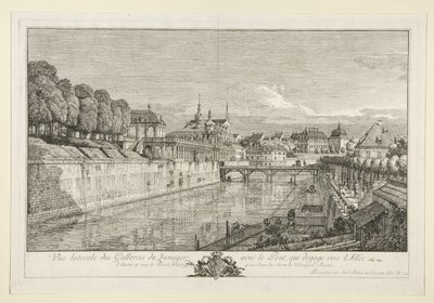 Vy över Zwinger, Dresden av Bernardo Bellotto