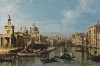 Venedig: Entrén till Canal Grande, ca 1720-80 (olja och duk) av Bernardo Belotto Canaletto