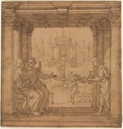 Illustration från Torquato Tassos Gerusalemme Liberata av Bernardo Castello