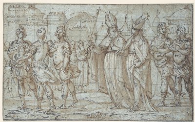 Procession till Oljeberget av Bernardo Castello