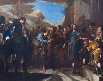 Avskedet av st. Peter och st. Paul av Bernardo Cavallino