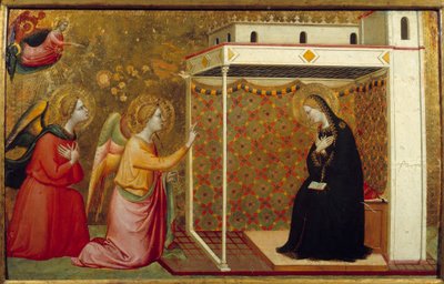 Kungörelse. Målning av Bernardo Daddi (? - 1355) Ec. Ital. av Bernardo Daddi