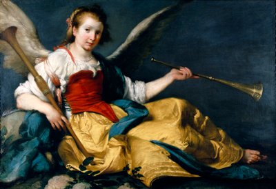 En allegori om berömmelse av Bernardo Strozzi